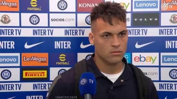 Lautaro a ITV: "Partita importante per la classifica, siamo indietro e dobbiamo correre"