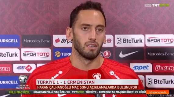 Calhanoglu: "Arrabbiato per il pareggio di stasera, in questo periodo sono in forma"