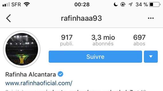 Rafinha aggiorna la sua biografia su Instagram. La partenza è davvero molto vicina