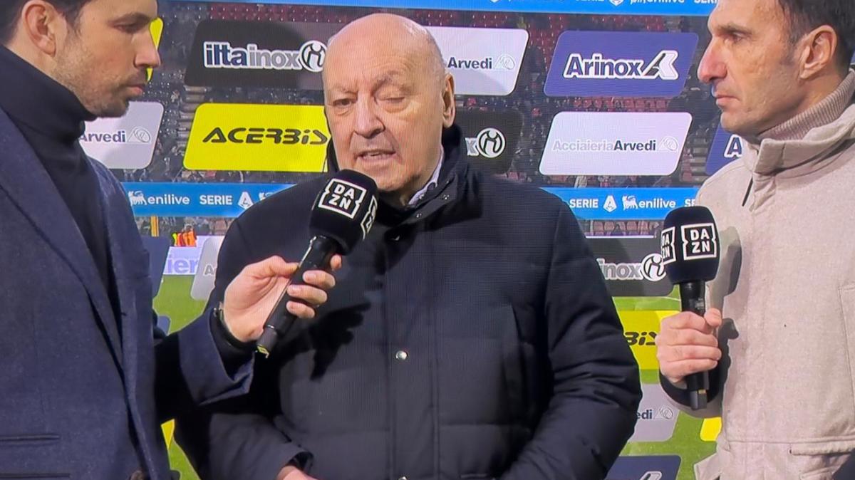 Marotta a DAZN: "I tempi per il rientro di Dumfries. Frattesi importante per noi, Massolin è un investimento"