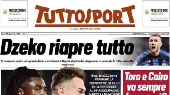 Prima TS - Dzeko riapre tutto, una grande Inter condanna il Napoli al primo ko stagionale