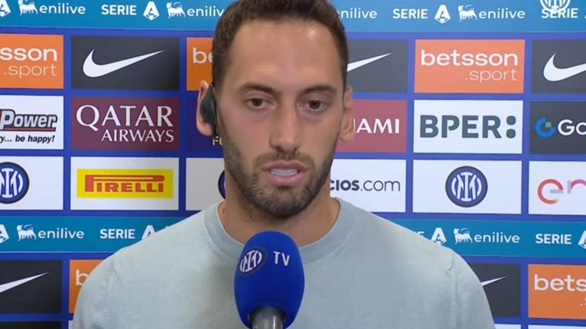 Calhanoglu: "Lotto per l'Inter e voglio dare sempre il 100%. Ruberei una qualità a Thuram e una a Bisseck"