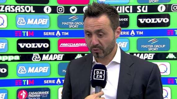 De Zerbi: "Dispiace più per i gol presi, sono contento per la reazione"