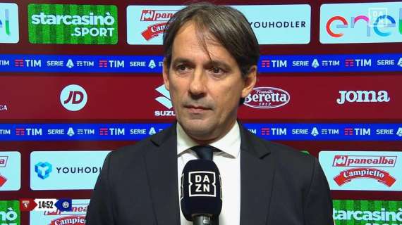 Inzaghi a DAZN: "Concentrazione alta per evitare pareggi come quello col Bologna. E sul turnover in attacco..."