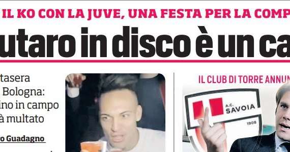 Prima CdS - Lautaro in disco è un caso: l'argentino in campo ma verrà multato