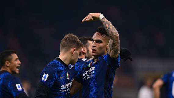 Dieci volte Lauti, cento Barella: d'in su la vetta della classifica è Inter maravilla