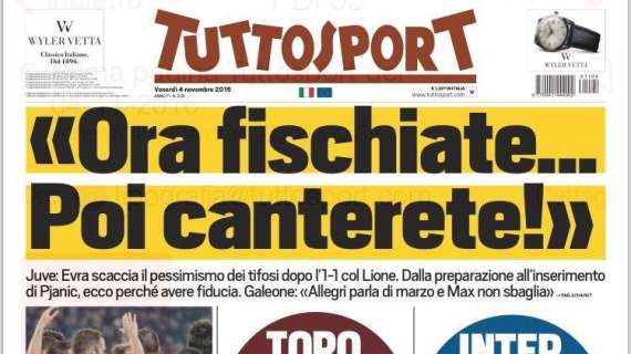 Prima pagina TS - Inter, crollo senza fine: addio Europa. Nuovo allenatore, sono ore decisive