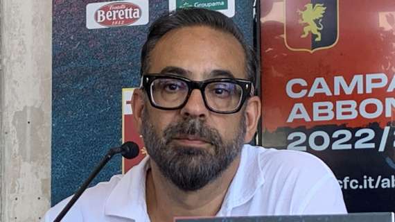 Blazquez, CEO Genoa: "Salcedo potrebbe restare. Ma con l'Inter non abbiamo parlato"