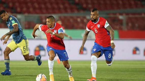 InterNazionali - Vidal e Sanchez in gol, ma al Cile non basta: con la Colombia è 2-2. Colpo alla caviglia per il Niño