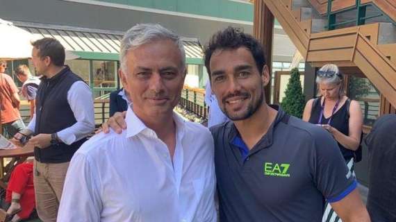Fognini racconta: "Ho conosciuto Mourinho a Wimbledon: è un mito, anche se pensava fossi della Roma"