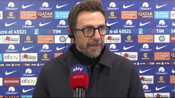 Frosinone, Di Francesco a Sky: "Il calcio è fatto di episodi, il 2-0 non era proprio un 'rigore rigore'"