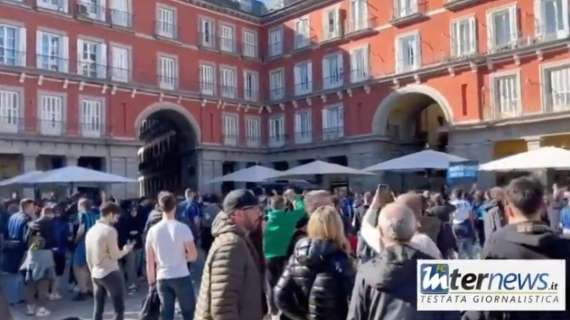 VIDEO - Cori ed entusiasmo alle stelle per le vie di Madrid. Nerazzurri pronti ad Atletico-Inter