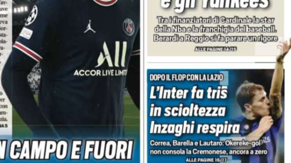 Prima TS - L'Inter fa tris in scioltezza: Inzaghi respira