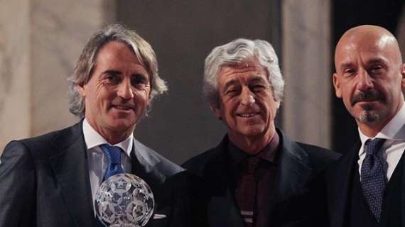 Mancini nella Hall of Fame Figc: "Felice di entrarci allenando l'Inter. Spero..."