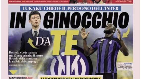 Prima GdS - In ginocchio da te: Lukaku chiede il perdono dell’Inter 