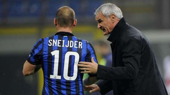 Ranieri chiede maggiore sacrificio. Anche a Sneijder