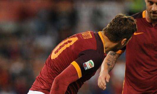 Lesione non rimarginata, Inter a rischio per Totti