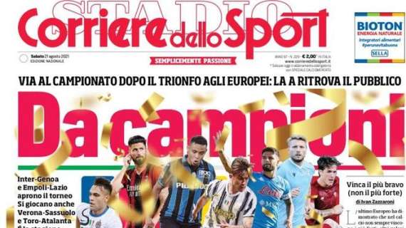 Prima CdS - Via al campionato dopo il trionfo agli europei