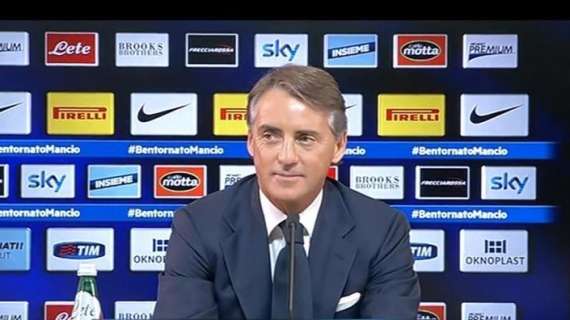 Mancini in conferenza: "Vidic e Mateo bene. Icardi come Tevez? Insieme..."