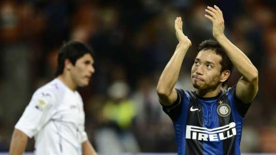 Nagatomo show: quel siparietto in allenamento...