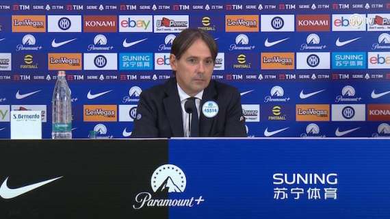 Inzaghi in conferenza: "Ogni tre giorni veniamo giudicati, andiamo avanti per la nostra strada. Juve favorita? Fate voi le griglie" 