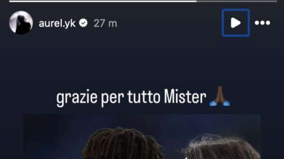 Il saluto social di Yann Bisseck all'ormai ex allenatore, Simone Inzaghi: "Grazie per tutto Mister"
