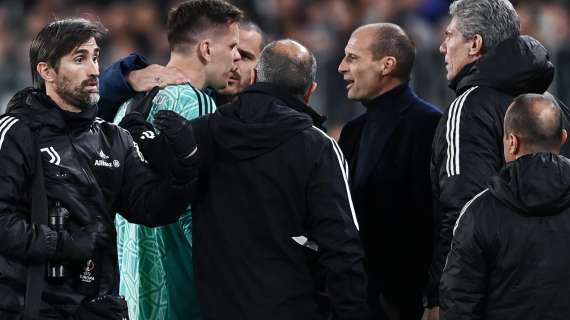 Improvviso dolore al petto durante Juve-Sporting: Szczesny lascia il campo in lacrime. Situazione sotto controllo  