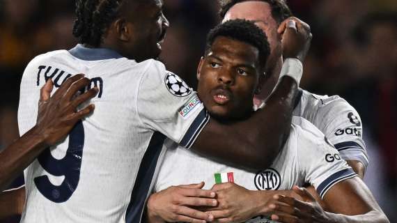 Barcellona-Inter, Dumfries fa il vuoto. Sul podio Mkhitaryan e Thuram