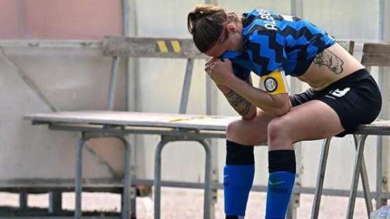 Coppa Italia femminile, tutta la delusione di Alborghetti in un'immagine