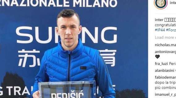 Perisic, sono 100 in nerazzurro. L'Inter: "Congratulazioni Ivan"