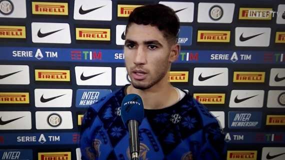 Hakimi a InterTV: "Gol? Vi dico chi ho 'chiamato'. Sto migliorando, in campo si vede"