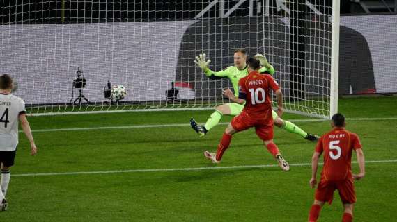 Eterno Pandev: gol alla Germania e la Macedonia fa l'impresa