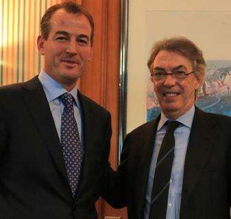 FOTO - Moratti alla Mabetex, eccolo con Afrim Pacolli