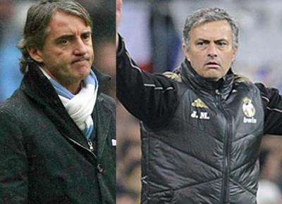 Mancini e Mourinho, l'Inter si congratula per i titoli