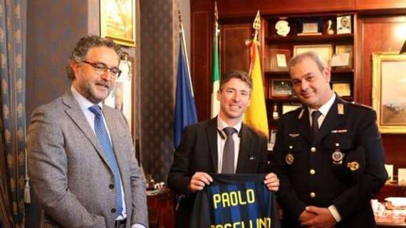 Borsellino, maglia dell’Inter in regalo nel giorno del compleanno del giudice