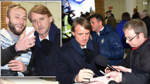 Che entusiasmo per Mancini a Glasgow!