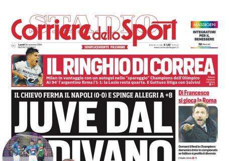 Prima pagina CdS - Inter multigol, segnano in tredici