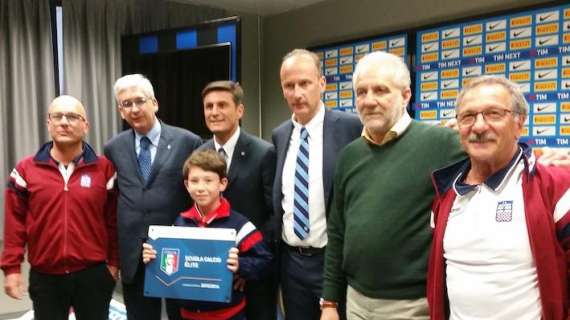 Scuole Calcio Elite, premiazione durante Inter-Udinese