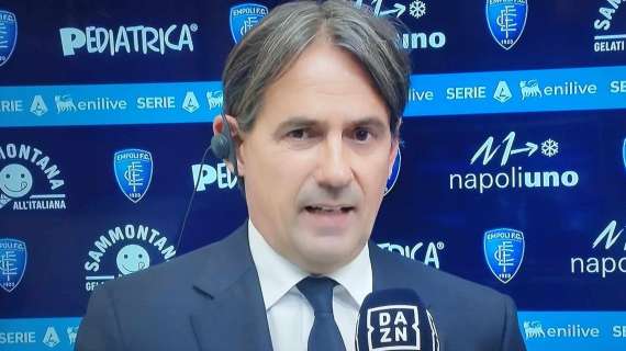 Inzaghi a DAZN: "Dopo la Juve sappiamo dove dobbiamo migliorare. Zielinski e Asllani fuori? Vi spiego la scelta" 