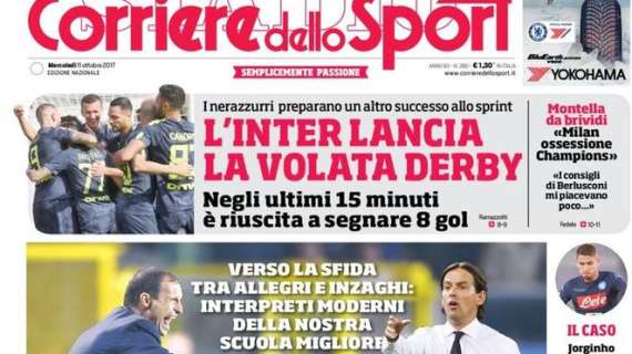 Prima CdS - L'Inter lancia la volata Derby: negli ultimi 15 minuti è riuscita a segnare 8 gol