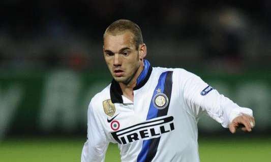 Sneijder: "In questo periodo l'importante è vincere"