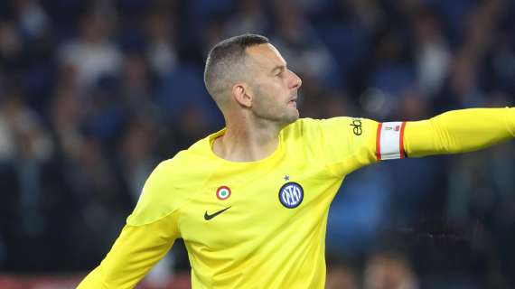 TS - Handanovic alla 455ª partita con l'Inter: raggiunge Cordoba al 10º posto nella classifica all time