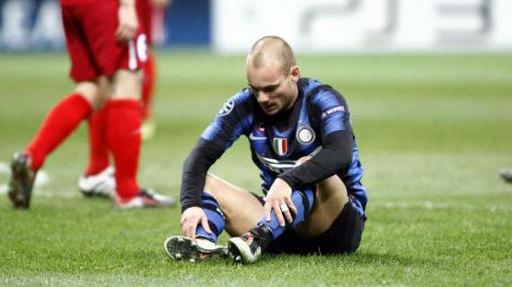 Wesley Sneijder alla 64esima partita nel 2010