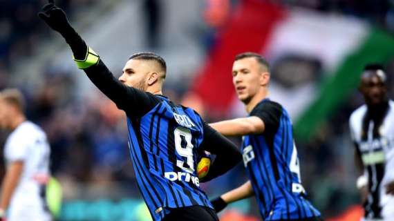 Perisic e Icardi entrambi out: nei 3 precedenti, 2 vittorie e una sconfitta all'ultima giornata 