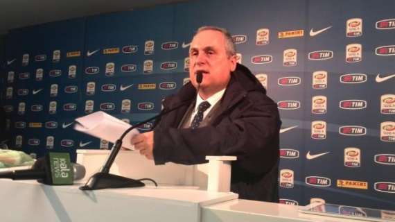 Lotito non ritratta: "Il mio è un ragionamento ovvio, con le piccole squadre la fabbrica-calcio salta"