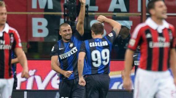 Samuel-gol: un'Inter tenace e fortunata batte in dieci il Milan