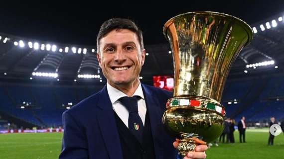 "Otto volte campioni", Zanetti celebra la Coppa Italia dell'Inter: "We made it"