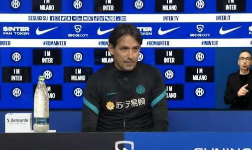 Inzaghi: "Roma-Inter la gara più importante di questo periodo. Un piacere incontrare Mourinho"