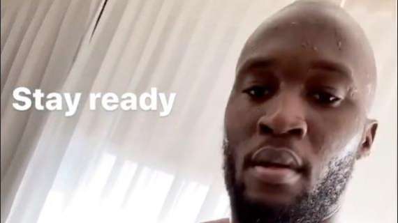 Lukaku, compiti a casa sulla cyclette: "Stay ready"