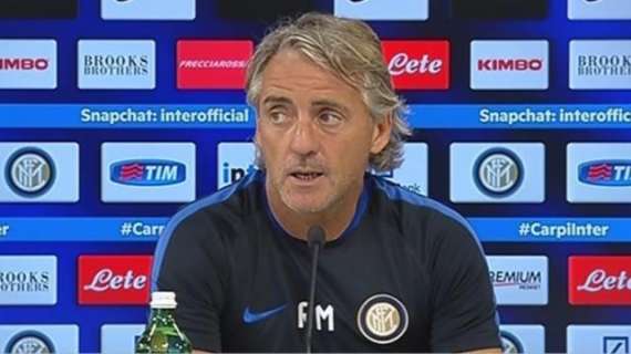 Mancini: "Per il Carpi gara storica: serve il 200%"